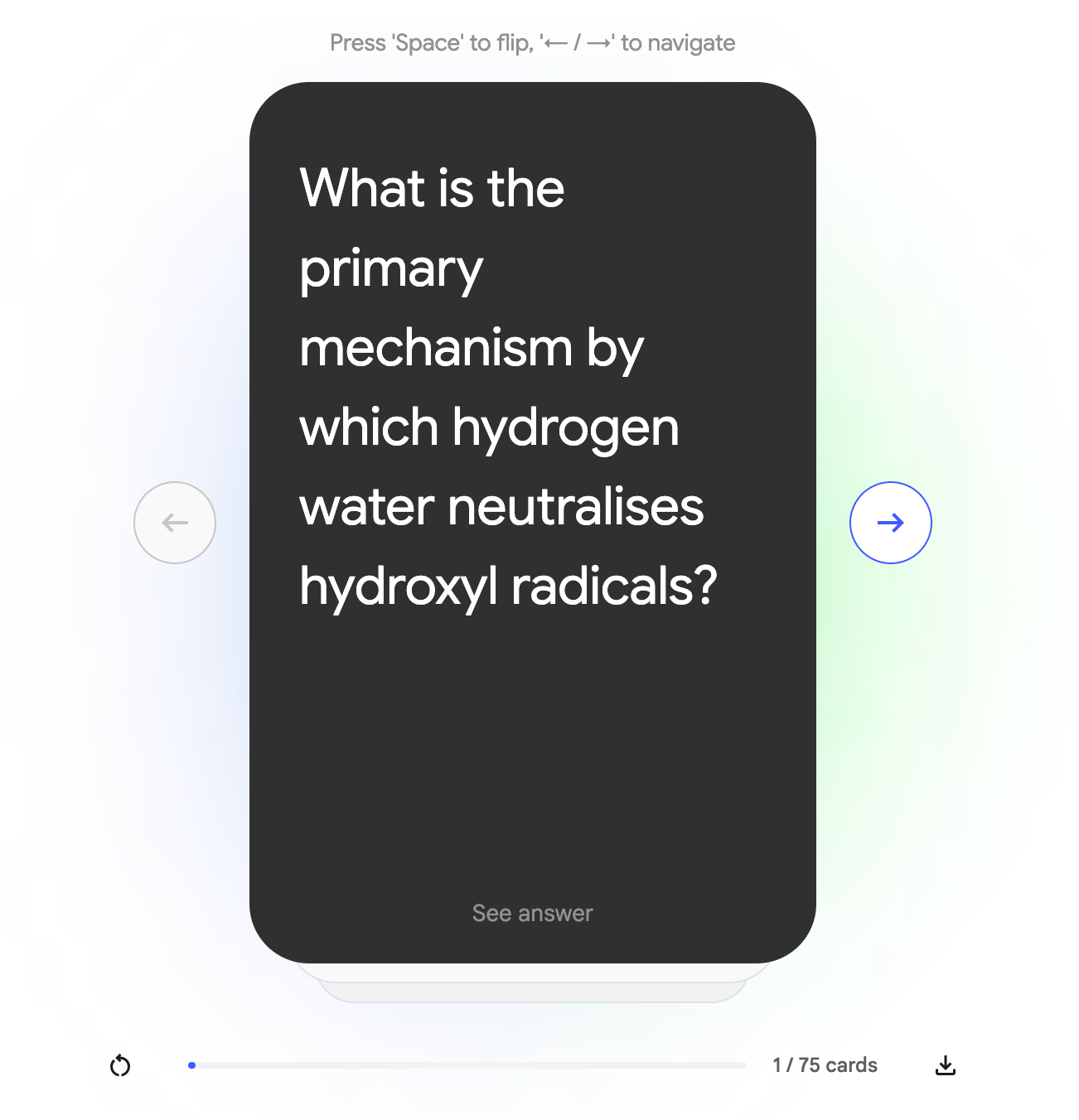Hydrogen Flashcards