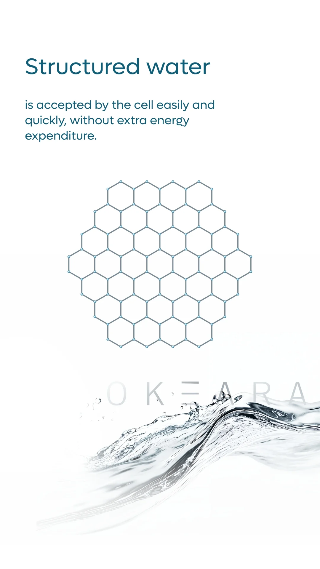OKEARA Ultra Light Structured Hydrogen Water Highlights